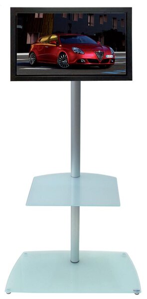 Porta TV LCD minipiantana TOTEM per schermi da14 a 32 Pollici attacco vesa 200x200 portata max 15 kg