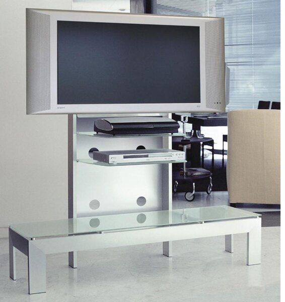Porta TV Spazio 130 in alluminio anodizzato Plasma da 32 inch a 50 inch