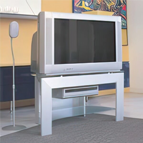 Porta TV Quadro 88 in allumino anodizzato dimensione 54x88xh54 cm portata max 100 kg Plasma da 24