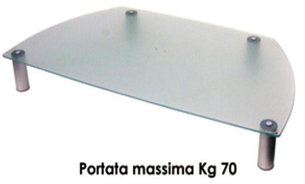 Porta TV Video Crystal 94 Portata massima - 70kg Plasma da 26 a 60 pollici