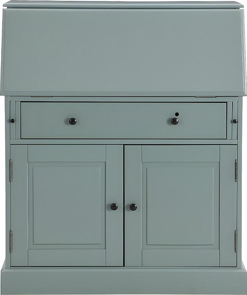 Segreteria - MDF e pino - Verde mandorla - CLEORE