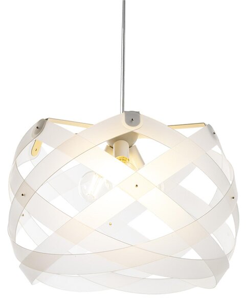 Lampadario a sospensione NUCLEA MAXI 3 Luci � 67x h 30 cm - Peso 4,4 kg Supporto in Metallo Paralume in metacrilato Trasparente Satinato