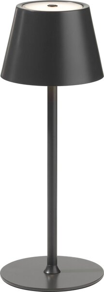 Lampada da tavolo LED a batteria casa NOVA DH 12x31 cm, grigia