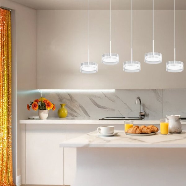 Lampadario perenz aere 8218 b lc led 3000k led bianco - Perenz