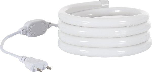 Striscia LED neon dimmerabile 220V arancione rotonda 360 9W/m taglio 100cm IP67 su misura 2 m