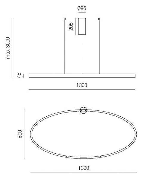 Lampadario classico gea luce criseide s1g ovale fcrso9o led oro alluminio silicone - Gea Luce