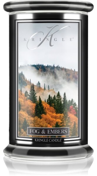 Kringle Candle Fog & Embers candela profumata 623 g