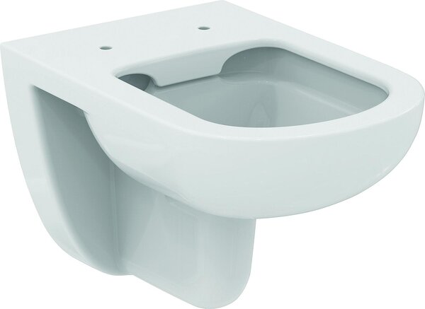 WC a parete IS Eurovit Plus, senza bordo di scarico, 360x530x350 mm, bianco