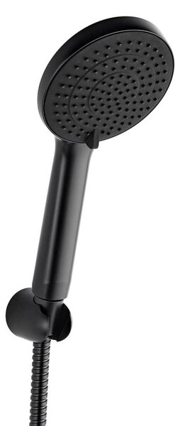 Doccetta SAT con 3 funzioni e tubo flessibile da 150 cm, nero opaco