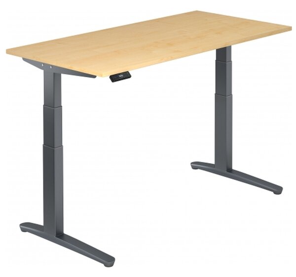 XBHM 16 GG - Piano in acero, dimensioni 160 x 80, con regolazione elettronica dell'altezza