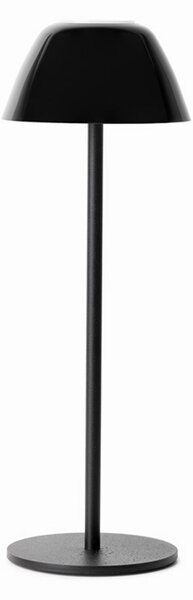 Lampada da Tavolo senza filo dotata di cavo USB per la ricarica h 35 cm in metacrilato LUCIENNE 12x12x h35 cm Intensit� della Luce regolabile colore nero