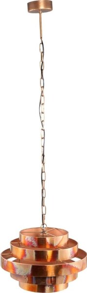 PTMD - Lampadario a catena ZANTH 1xE27/40W/230V diametro 42 cm rame