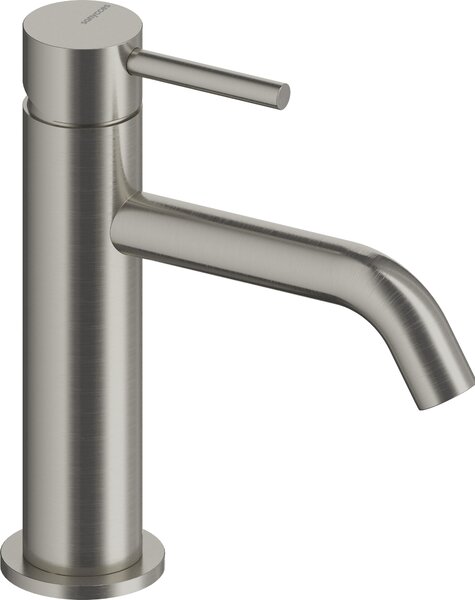 SANYCCES LOOP Miscelatore monocomando per lavabo ColdOpen 17,3 cm, nichel spazzolato