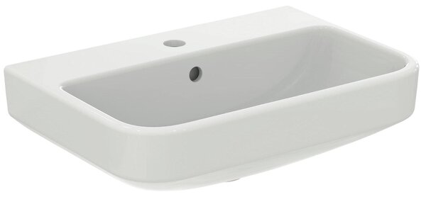Ideal Standard i.Life S - Lavabo 550x370 mm, con sfioratore, foro per rubinetto, bianco T458401