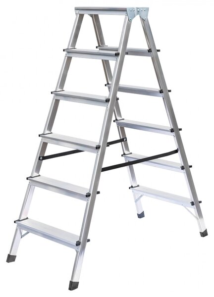 Scala domestica accessibile da entrambi i lati 2x6 gradini
