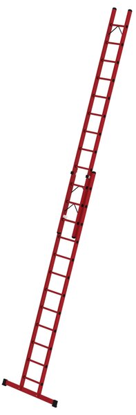 Scala a pioli in VTR a 2 sezioni con traversata standard 2x12 pioli