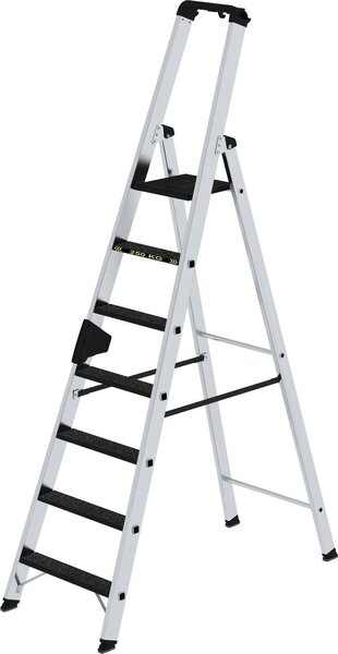 Scaletta 250 kg, accesso unilaterale con gradino a clip R13 7 gradini