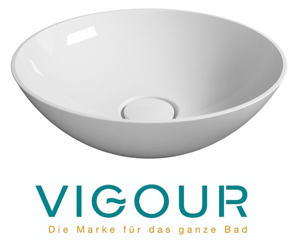 VIGOUR INDIVIDUAL 3.0 Rivestimento minerale SolidPlus VIG Ø 40 cm, bianco lucido