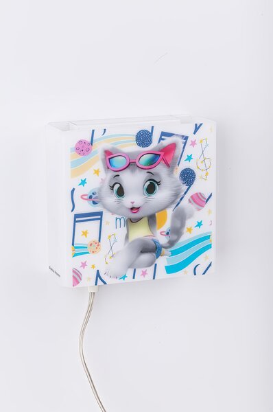 Applique Miaonight Space Music Milady,design Emporium realizzato in Cristallo acrilico , metallo, misure 15x6x15 cm