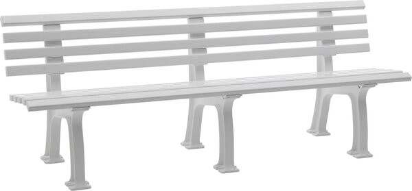 Panchina Mod. Juist 4 posti bianco 200 cm