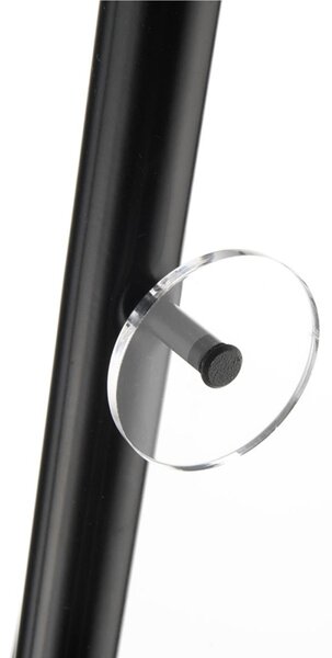 Appendiabiti richiudibile Mikado diametro 40xh184 cm in metallo verniciato con polveri epossidiche particolari in legno