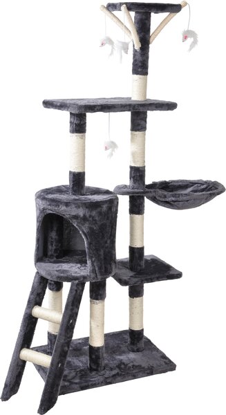 Albero da graffio 138cm albero per gatti albero da arrampicata in sisal albero da graffio per gatti albero da gioco grotta