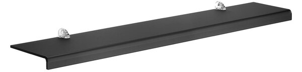 Mensola da muro 90x15 cm PLANA in metacrilato grande Portata max: 12 kg profondit� 15 cm Fum� Grigio Satinato