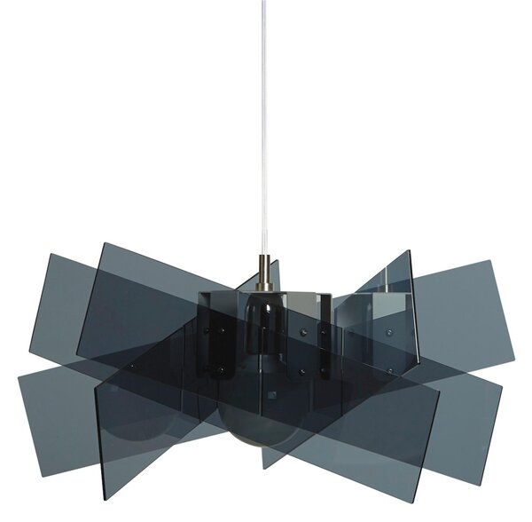 Lampadario a sospensione �69xh38 cm - peso 3,9 kg KARTIKA BIG supporto in metallo in metacrilato Grigio Fum�