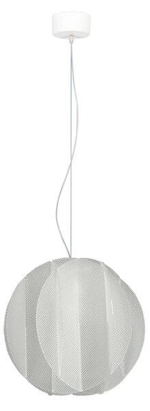 Sospensione in metacrilato Allegretta �22 cm con paralume rotondo trasparente spectrall