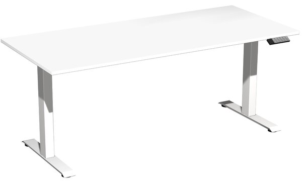 Tavolo Elevate Plus 1800x800x630-1280mm bianco/bianco