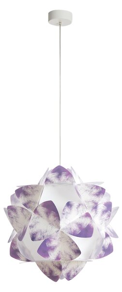 Lampada a sospensione 1 luce sandylex pearl Cotton Light �46 cm Viola