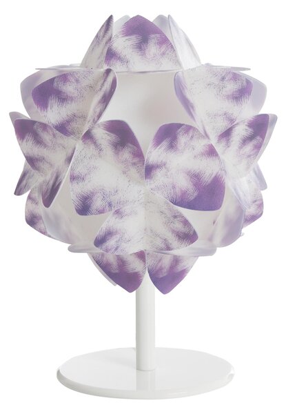 Abat-Jour in sandylex pearl Cotton Light �23xh31 cm Viola