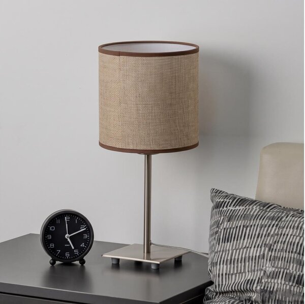 Brilagi - Lampada da tavolo LED NUBILA 1xE27/60W/230V marrone