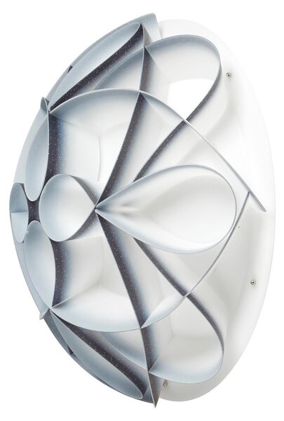 Applique con calotta GEMMA �28xh13 cm Attacco E27 1x70 W max e-27 HGS decori grigio