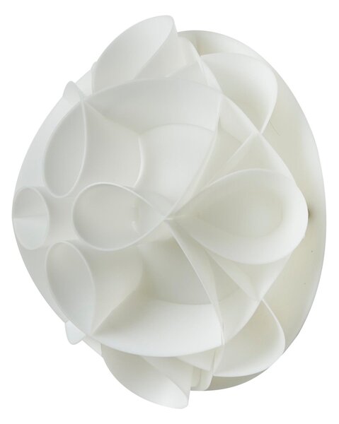 Applique con calotta GEMMA �28xh13 cm Attacco E27 1x70 W max e-27 HGS bianco perla