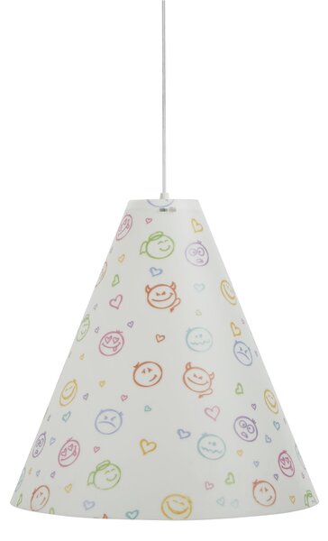 Lampada a sospensione per camerette DUOLI � 40xh 42 cm in multicolor decoro emotions