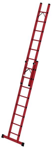 Scala a pioli in VTR a 2 sezioni con traversa standard 2x8 pioli