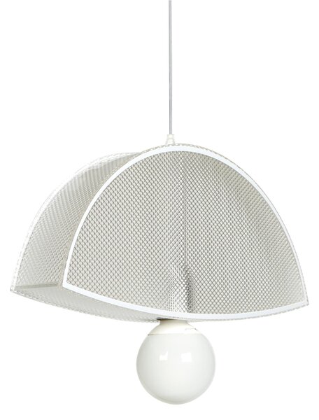 Sospensione in cristallo acrilico prismatico BLUNDER 42x42xh10 cm 1 luce trasparente
