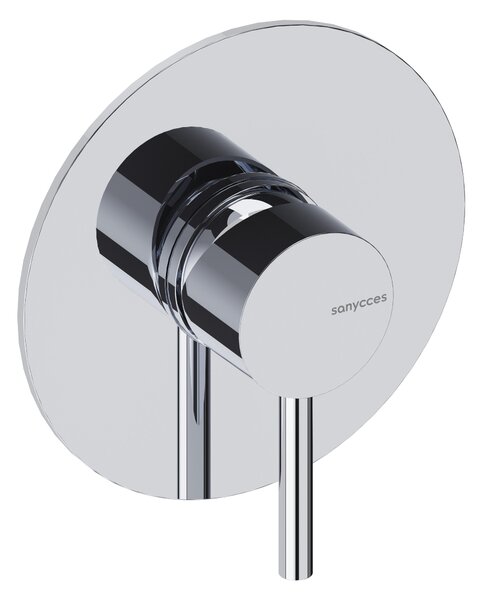 SANYCCES LOOP ColdOpen Miscelatore doccia da incasso con corpo da incasso, cromato