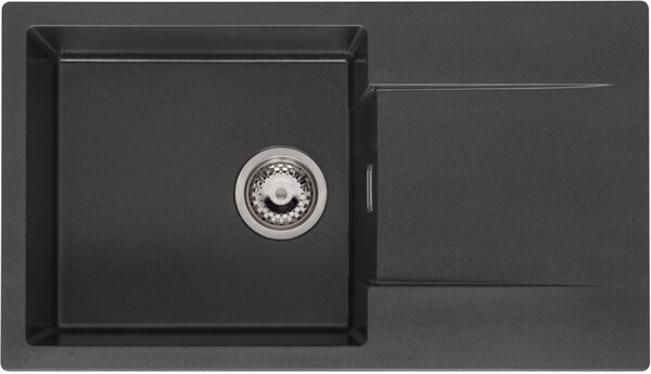 Lavello Reginox Mini Amsterdam 760.0 Nero metallizzato (argentato)