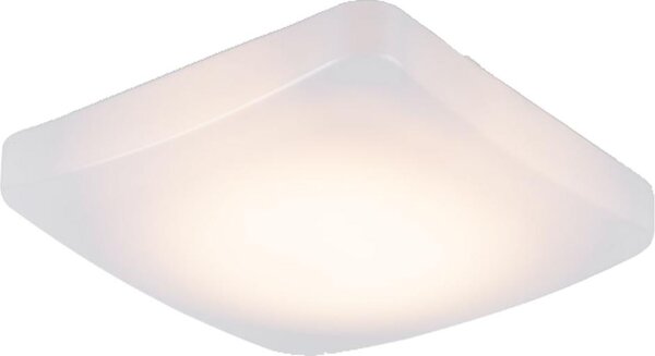 Lampada da soffitto a LED, quadrata, bianca, dimensioni 21,8 cm