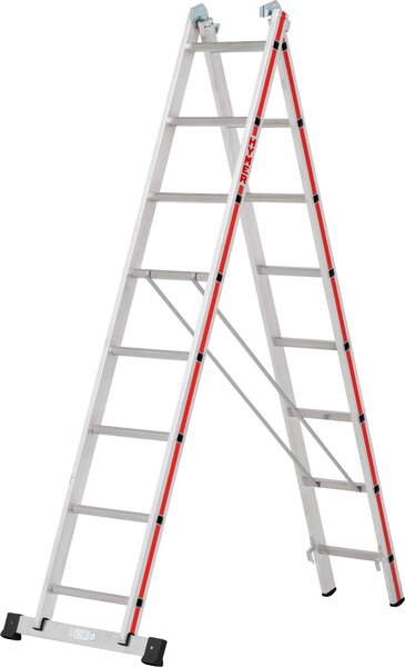 Scala multiuso Hymer con piedini pressati 2x10 pioli