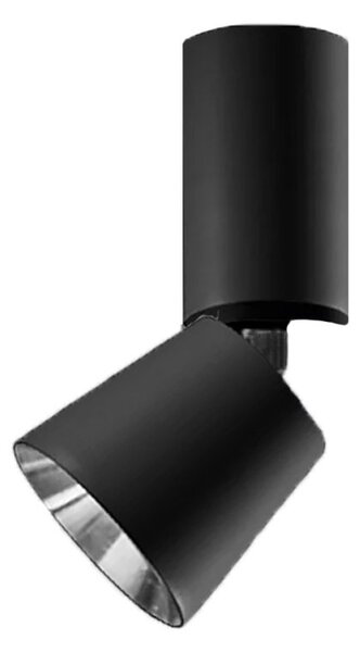 Plafoniera perenz kone 8494 n lc led 900lm metallo nero opaco orientabile - Perenz