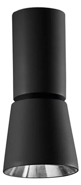 Plafoniera perenz kone 8494 n lc led 900lm metallo nero opaco orientabile - Perenz