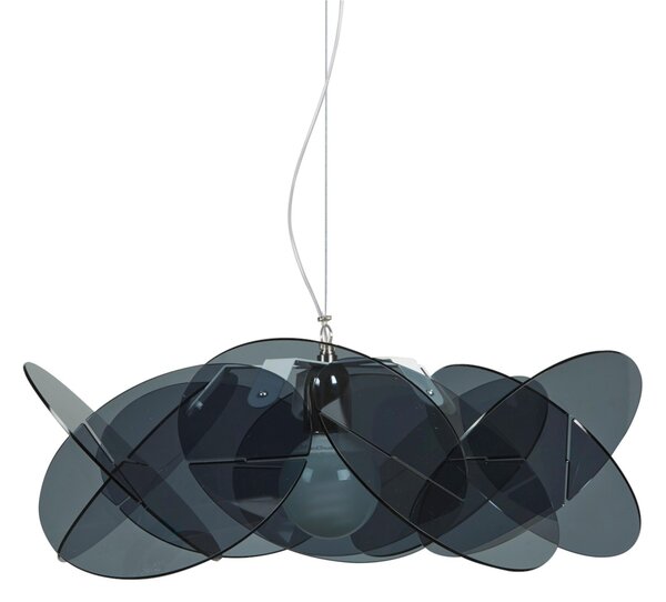 Lampada a Sospensione in metacrilato satinatoBEA �54 h20cm 1xE27 max 30W in metacrilato colore fum�