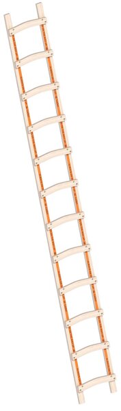 Layher 1046 Scala da carpentiere in legno a 12 pioli