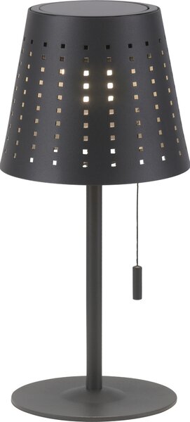 JUST LIGHT Lampada da tavolo a LED MANDY IP44 antracite Soggiorno, area esterna; ad es. soggiorno, sala da pranzo, camera da letto, terrazza, balcone 19650-13
