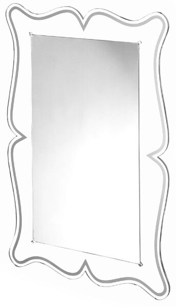 Specchio da muro 60xh90 cm spessore metacrilato 10 mm MAGICO rettangolare Argento