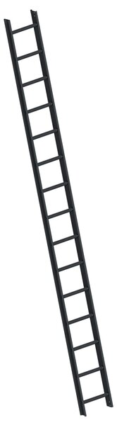 Layher 1051 Scala da tetto grigio antracite, 15 pioli
