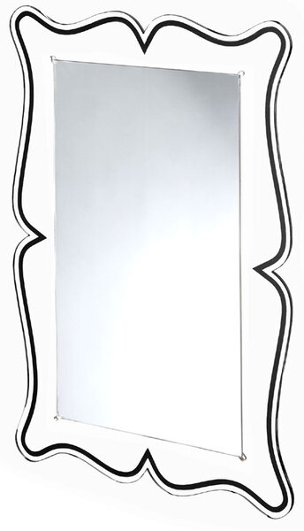 Specchio da muro 60xh90 cm spessore metacrilato 10 mm MAGICO rettangolare Nero